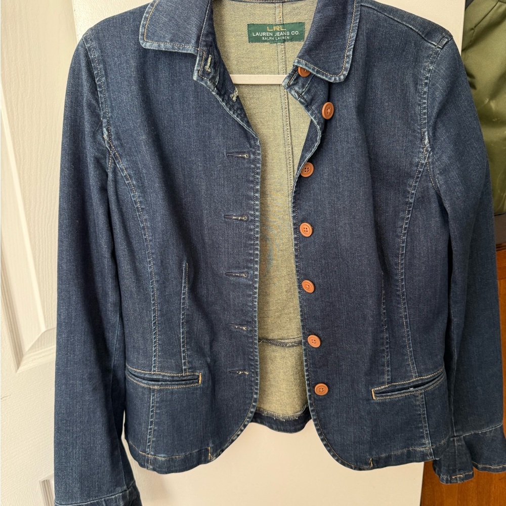 Lauren Ralph Lauren Women's Classic Blue Jean Jacket